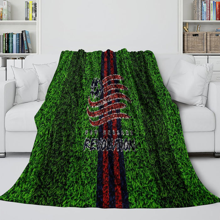 New England Revolution Blanket Flannel Fleece Throw Room Decoration