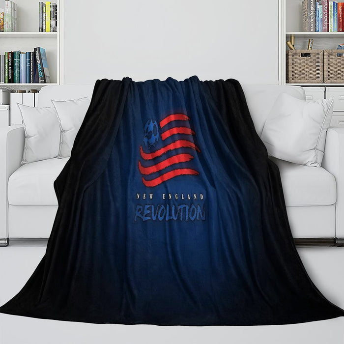 New England Revolution Blanket Flannel Fleece Throw Room Decoration