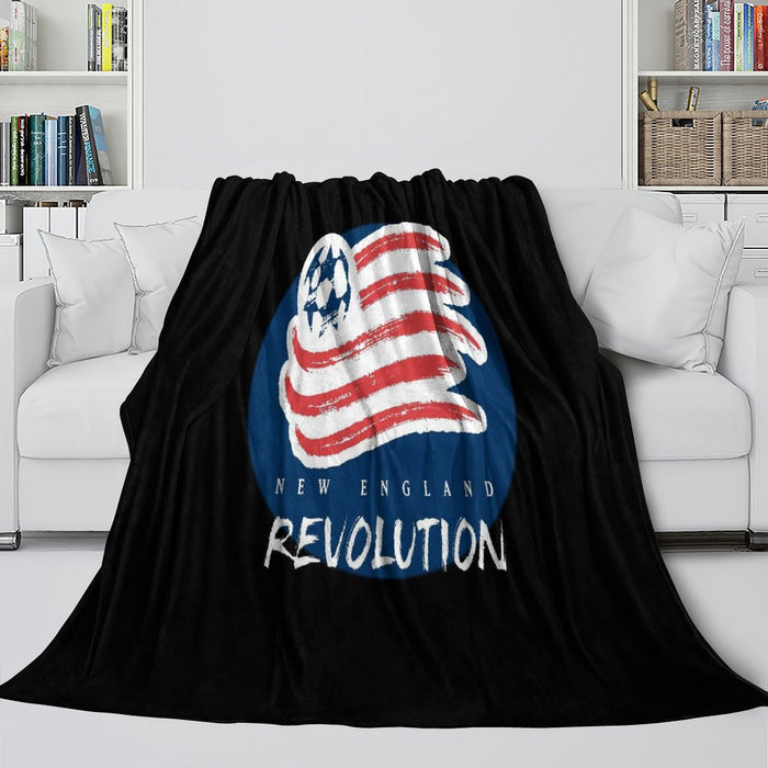 New England Revolution Blanket Flannel Fleece Throw Room Decoration