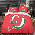 New Jersey Devils Bedding Set Quilt Duvet Cover Without Filler