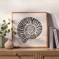 Newlyn 45x45cm Wall Art  - Shell I - Laura James