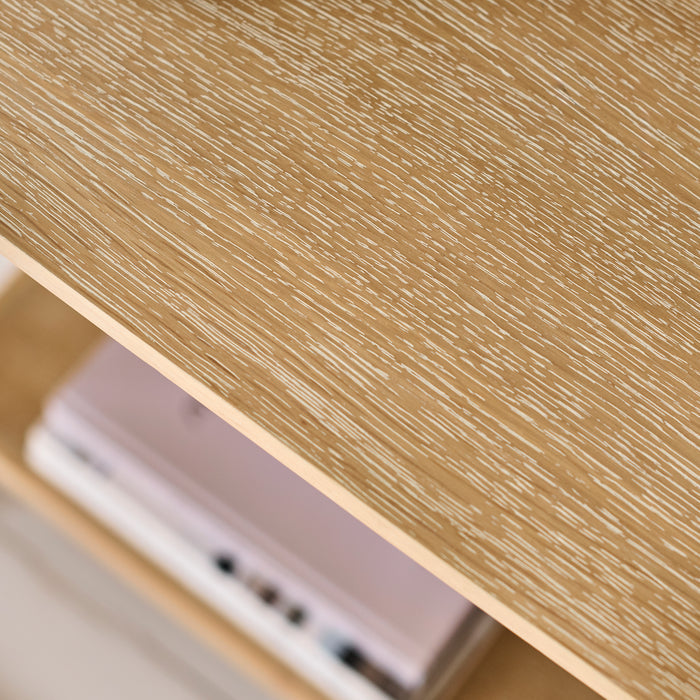 Noah Whitewash Oak 1 Drawer Console Table - Laura James