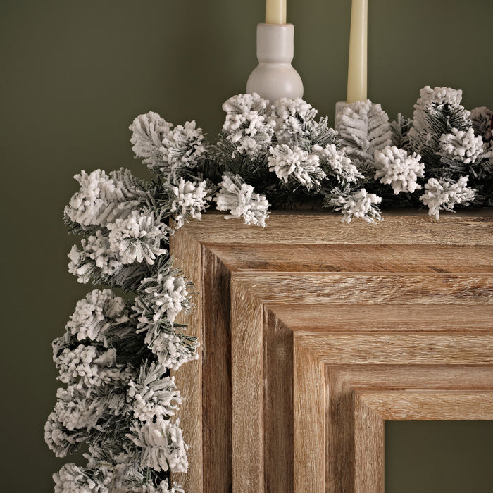 Norrbo 270cm Frosted Christmas Garland - Laura James