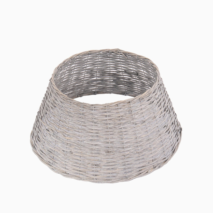 Norrland 57cm Tree Skirt - Grey Wash Rattan - Laura James