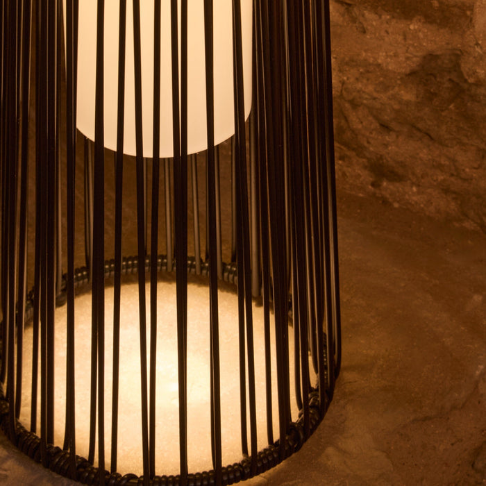 Octon 50cm Solar Outdoor Lantern - Black - Laura James