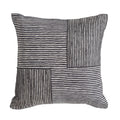 Odisha 45x45cm Striped Cushion Cover - Black - Laura James