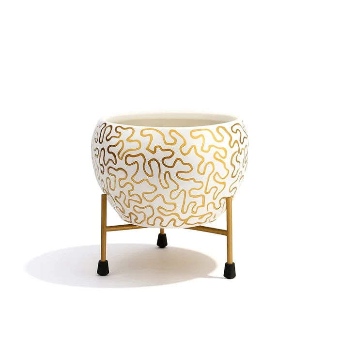 Orchard Table-top Metal Pot Metal Planter Urban Plant