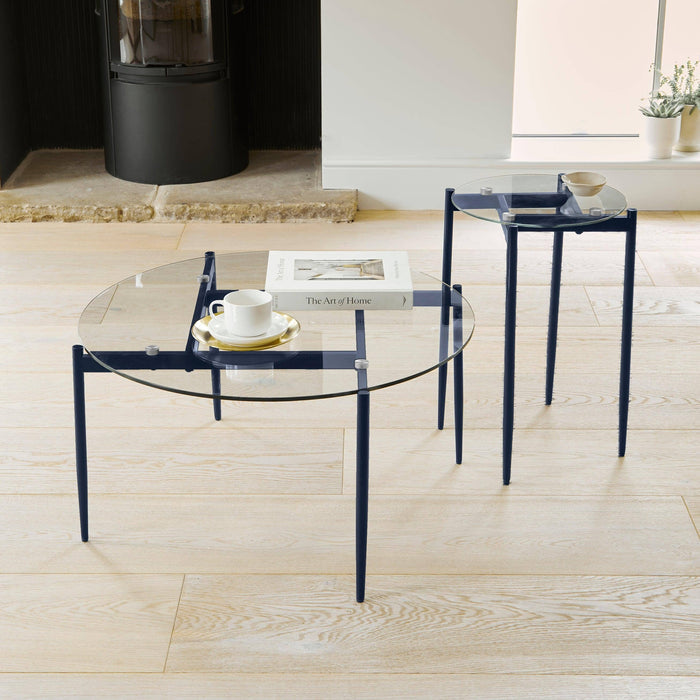 Oscar Small Blue Side Table