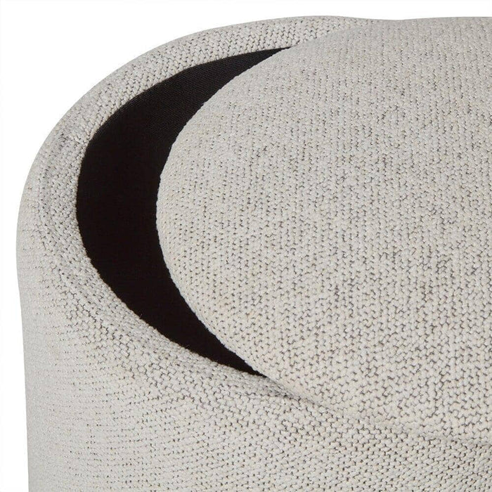 Abigail Drum Stool - Dove Grey - Laura James