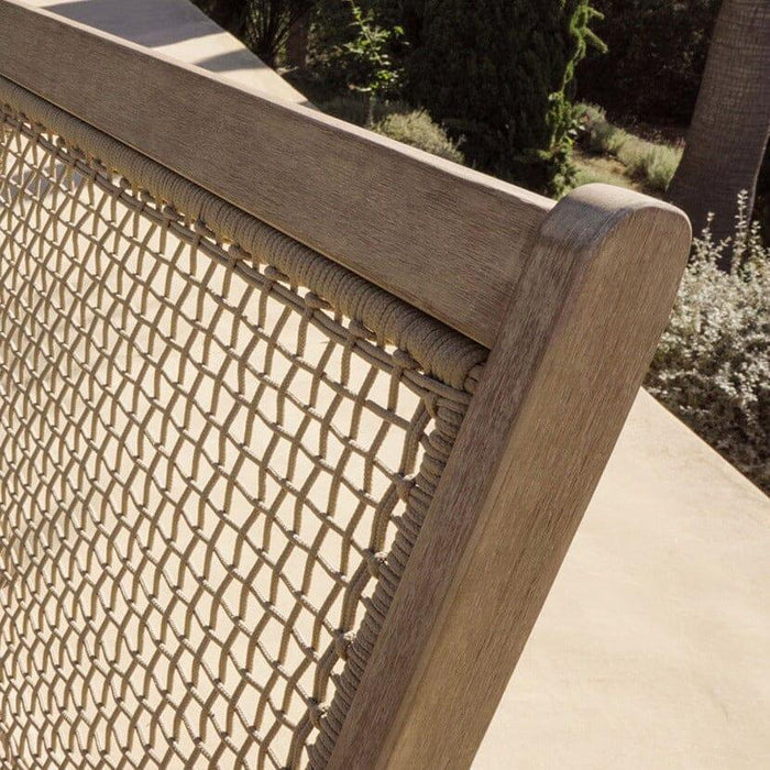 Akira Wooden Rope Folding Bench - Laura James