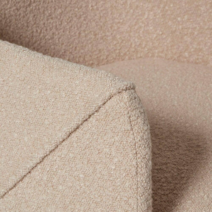 Amy armchairs - set of 2 - Boucle with Black Legs