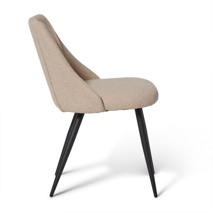 Amy dining chair - black legs - Laura James