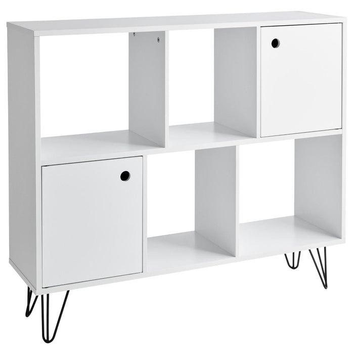 OUTLET-Anderson Bookcase - White - Laura James