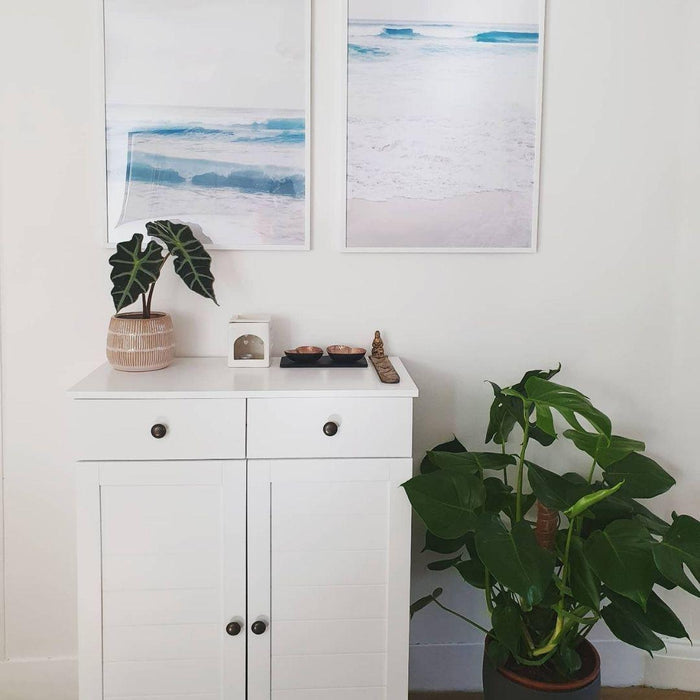 Outlet – Ascot shoe cabinet - white storage cupboard - Laura James