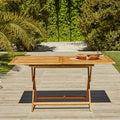 Ashby Wooden Rectangle Folding Table 120cm - Laura James