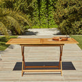 Ashby 6 Seater Wooden Rectangular Folding Dining Table - 150cm - Laura James