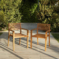 Aspen Solid Wood Garden Armchair