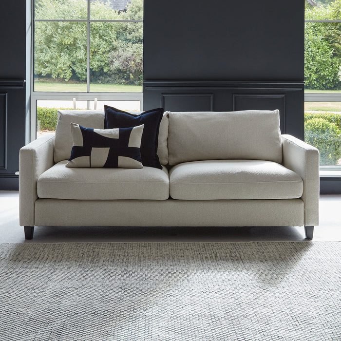 Outlet - Atcham Black/Natural Pebble Wool with Cotton Rug - 120 x 170cm