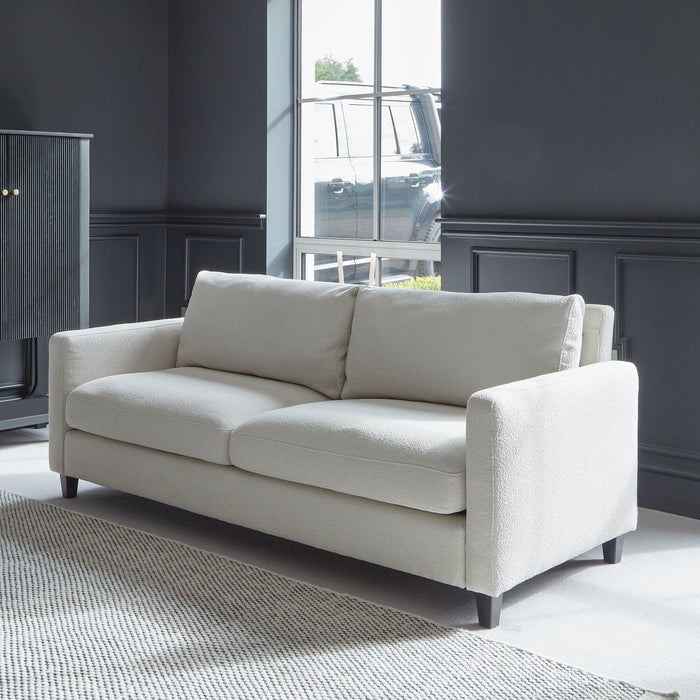 Outlet - Atcham Black/Natural Pebble Wool with Cotton Rug - 200 x 290cm