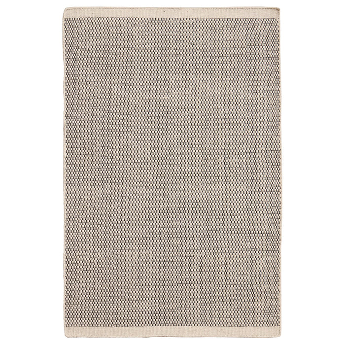 Atcham 300x400cm Wool/Cotton Rug - Black & Natural - Laura James