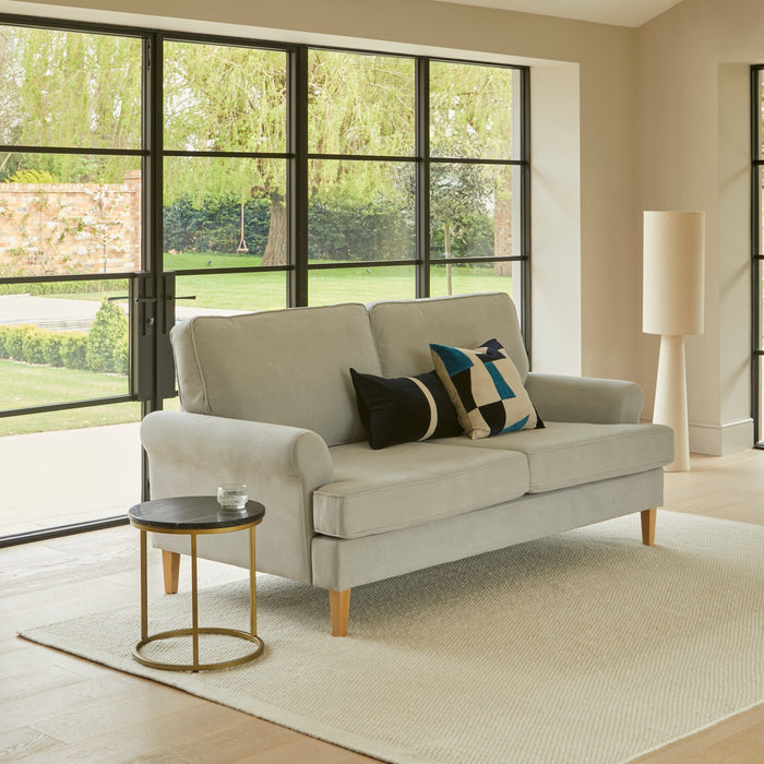 Outlet - Atcham Clay/Natural Pebble Wool with Cotton Rug - 200 x 290cm