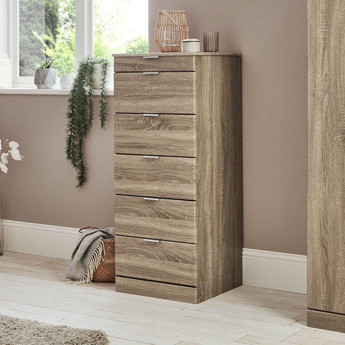 Ayla tallboy - light oak - Laura James