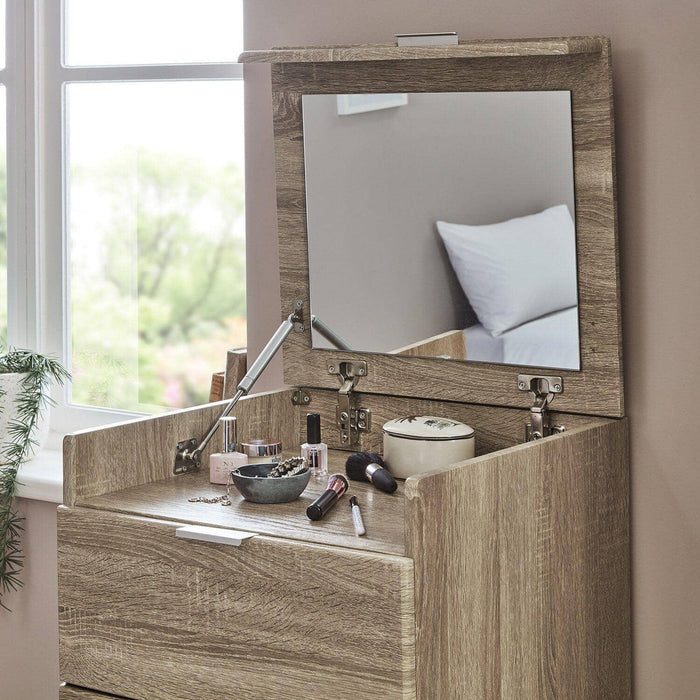 Ayla tallboy - light oak - Laura James