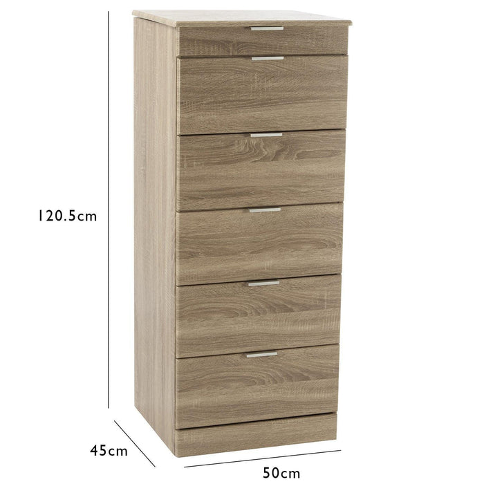 Ayla tallboy - light oak - Laura James