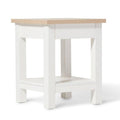 Bampton Alabaster White Side Table - Laura James