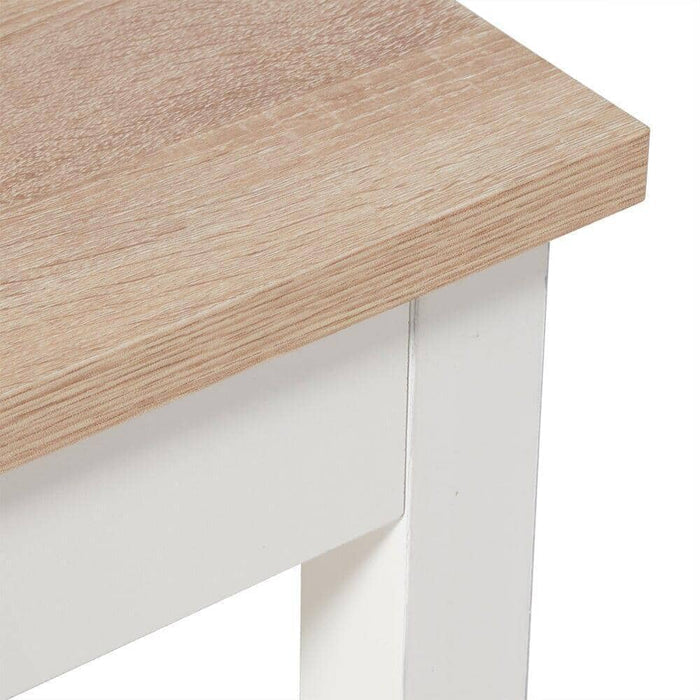 Bampton Alabaster White Side Table - Laura James