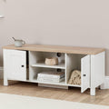 Bampton Alabaster White TV Unit - Laura James