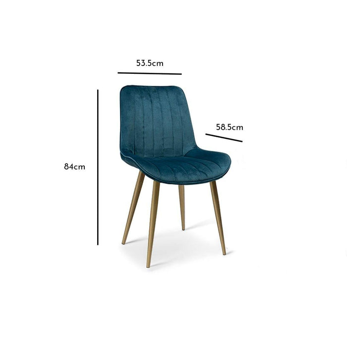 Bella Gold Leg Chairs