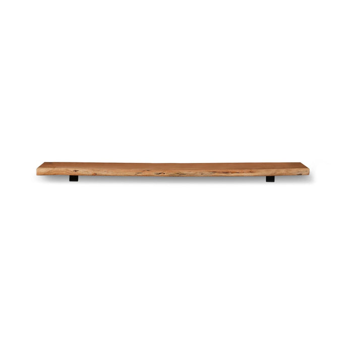 Bosco Natural Acacia Wall Shelf - 150cm - Laura James