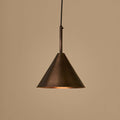Brockhill Small Metal Pendant Light - Bronze - Laura James