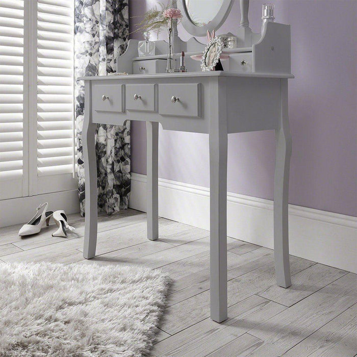 OUTLET-Capri Dressing Table Grey - Laura James