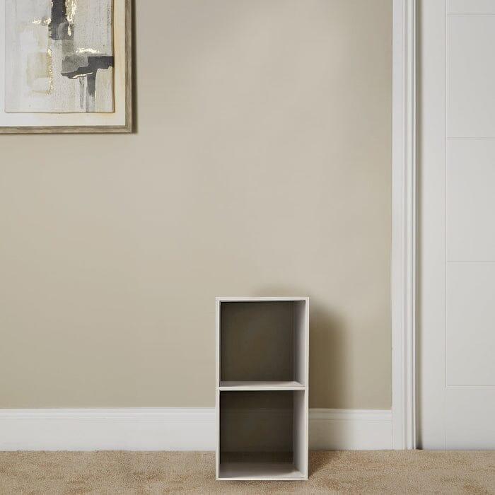 Outlet - Cara 2 Box Bookcase White - Laura James