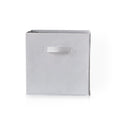Cara Fabric Cube Storage Box - Large - White