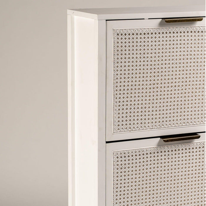 Outlet - Charlie shoe cabinet - 3 door - white - Laura James