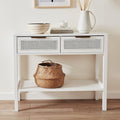 Outlet - Charlie Console Table - White - Laura James