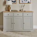 Chatsworth Sideboard - 130cm - Linen Grey - Laura James