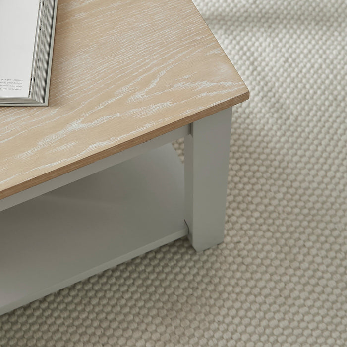 Chatsworth Coffee Table - Linen Grey - Laura James