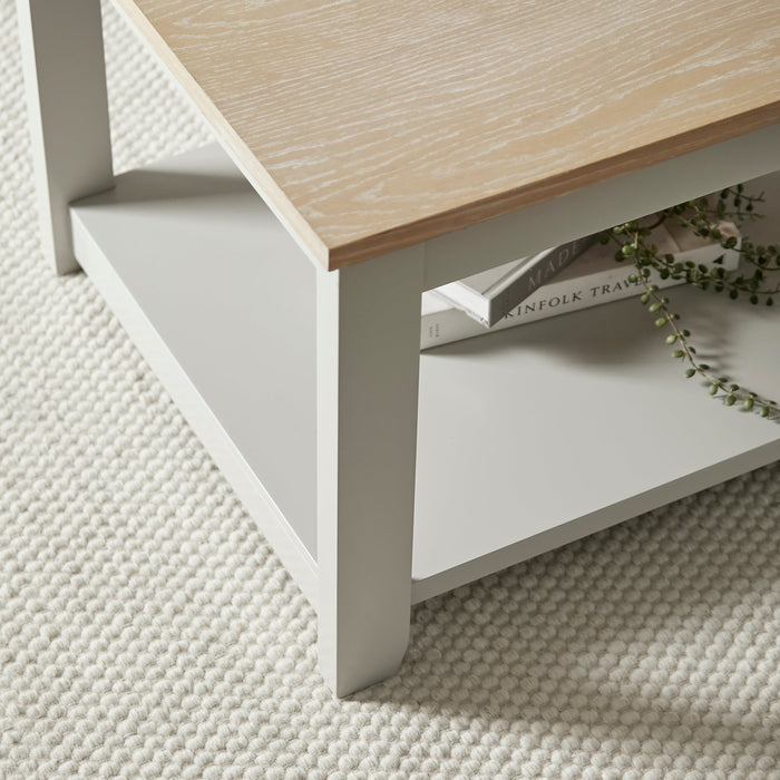 Chatsworth Coffee Table - Linen Grey - Laura James