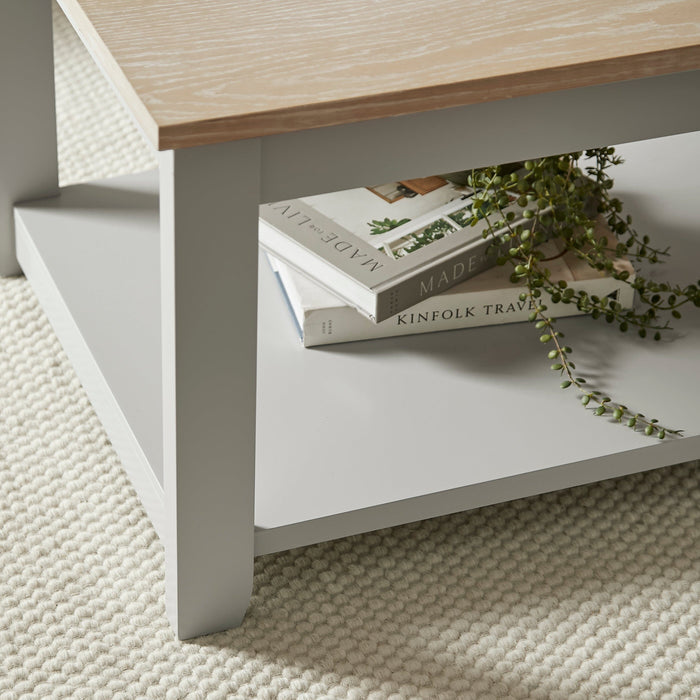 Chatsworth Coffee Table - Linen Grey - Laura James