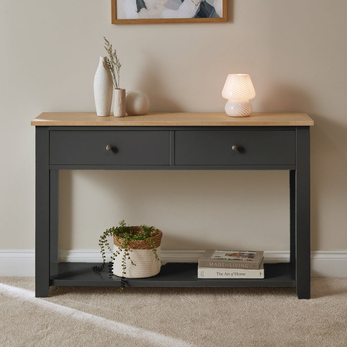Chatsworth Console Table - Slate Grey - 120cm - Laura James