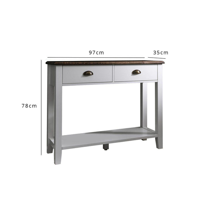 Outlet – Chatsworth Console Table in White - Laura James