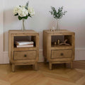 Colton Mango wood Bedside Table - Set of 2 - Laura James
