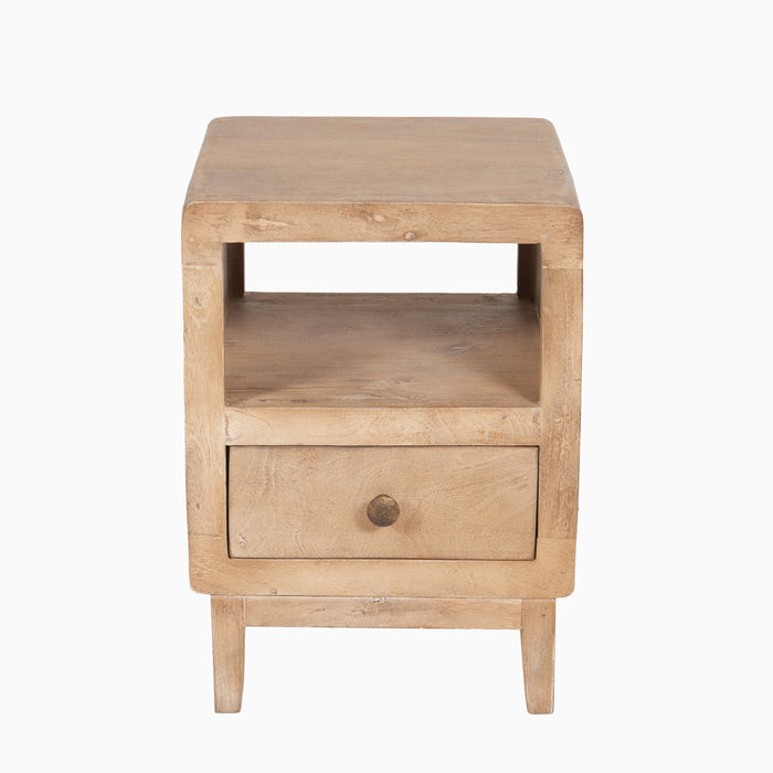 Colton Mango wood Bedside Table - Set of 2 - Laura James