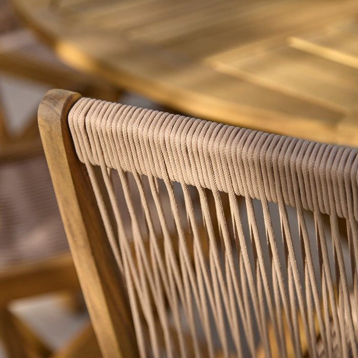 Cove Rope Garden Dining Chairs - Laura James
