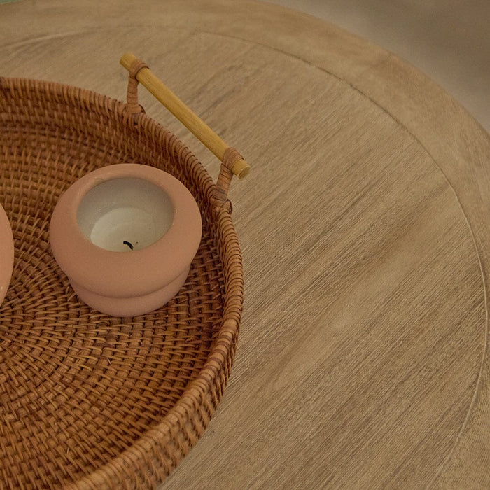 Delphi Light Acacia Coffee Table - Laura James