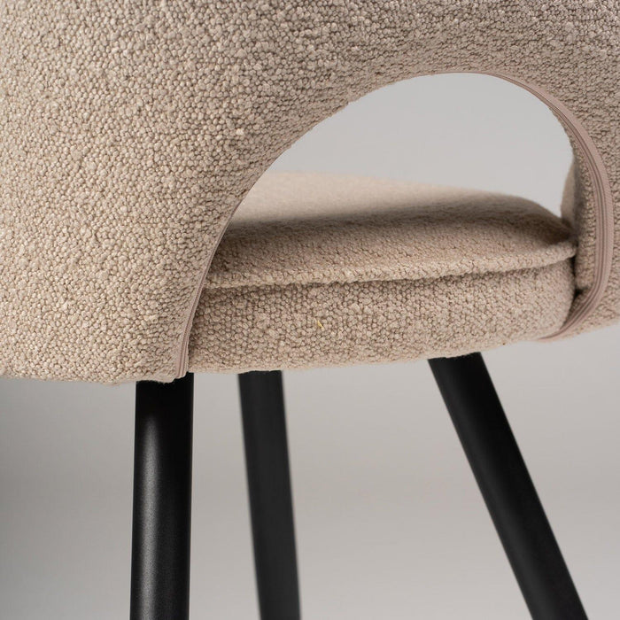 Dolly Boucle Dining Chair - Set Of 2 - Laura James